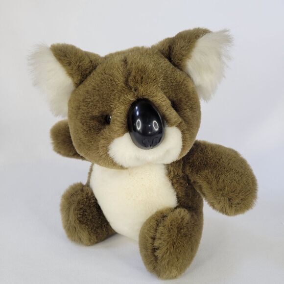 Vtg Russ Berrie Cuddles Brown Koala Bear Plush Paul Sebastian Stuffed Animal Toy - Picture 1 of 12